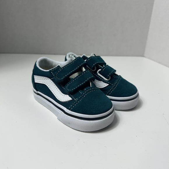 Vans Kids Sneakers - Teal and White - Picture 8 of 12